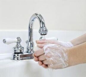 Prevence infekce červy - mytí rukou